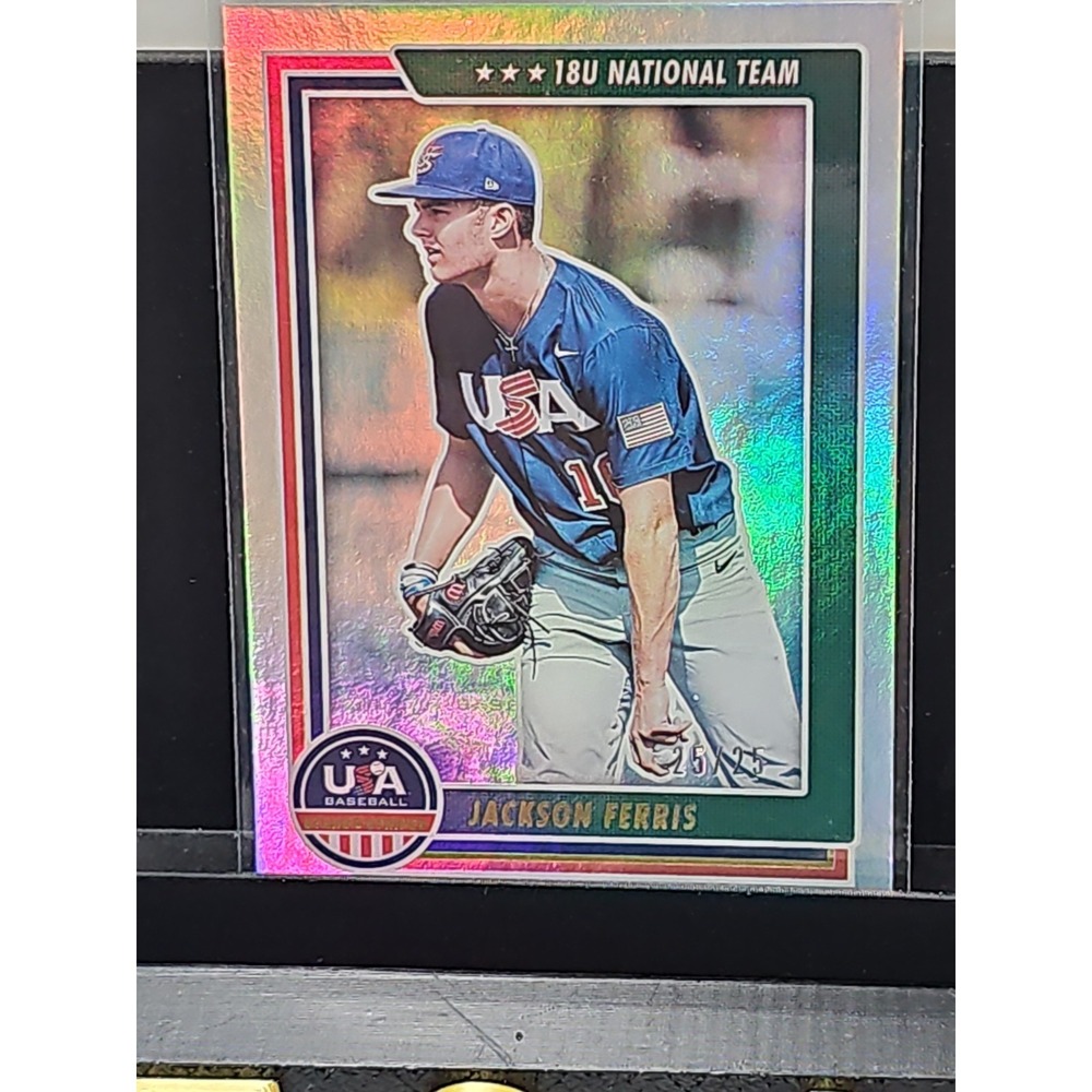 2022 Panini USA Baseball Stars & Stripes Jackson Ferris 25/25